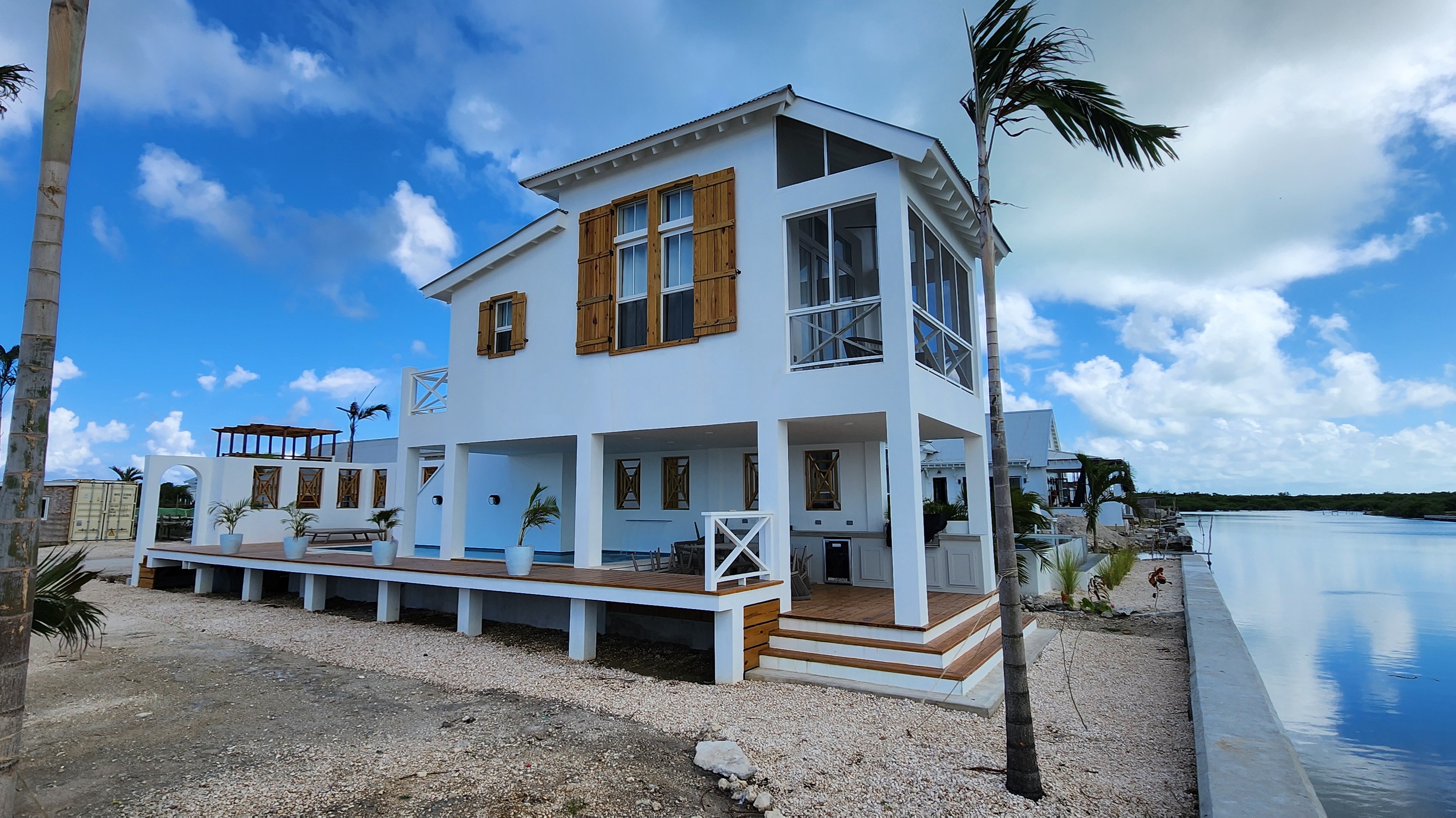 Two-story Caribbean home in Belize